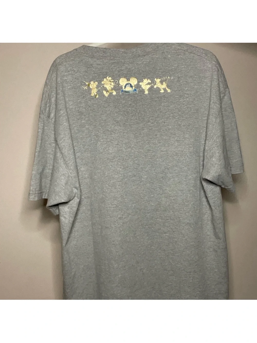 Disney Vintage Walt Disney World T-Shirt Size XL Short Sleeve Gray